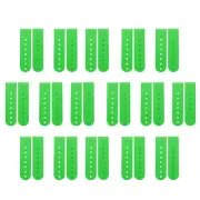 16 Pairs Hat Snap Replacement, PE Snapback Extender Cap Strap, Grass Green