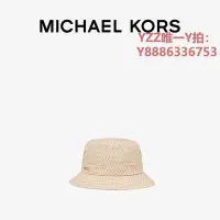 在飛比找Yahoo!奇摩拍賣優惠-帽子MK Logo 印花休閑防曬遮陽漁夫帽帽子 男女同款 M