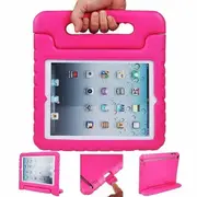 iPad 10.2 9th Gen Kids Shockproof EVA Case Stand Cover Pink