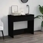 vidaXL Console Table Black 89x41x76.5 cm Engineered Wood BBT
