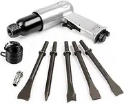 xinyee Pneumatic Shovel Industrial Pneumatic Chisel Straight Type Handle Air Chisel Pneumatic Hammer Shovel Tool with Scraper Knife for Casting Sand Cleaning and Welding