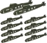 Vaguelly Sturdy Submarines Models for Boys and Girls 12pcs Realistic Submarines Toys Desktop Landscape Decor
