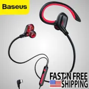 Baseus Type C Wired Earphones Gaming Headphones 3D Stereo Earbuds In-Ear Headset