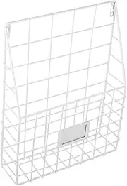 LAPYAPPE Wall Mounted Magazine Rack Decorative Book Holder for Organizing Office Home Lightweight Wall Hanging Shelf with Smooth Rounded Edges