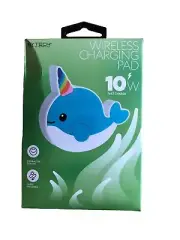 iscream 10w WIRELESS CHARGER NARWHAL Unicorn Whale Bytech For Smartphones
