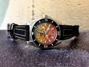 Neminus Xtreme Diver 300 Yellow Nuclear Automatic Diver Watch 44mm