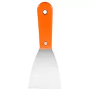 Carbon Steel Putty Knife 3" Plastic Handle Drywall Putty Scraper Orange