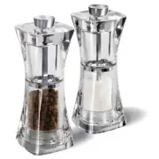 Cole & Mason - Crystal Acrylic 12.5cm Salt and Pepper Grinder Set
