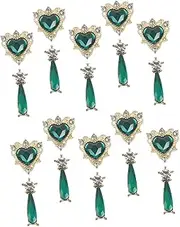 DECORNIJIA 20pcs Nail Charms for Nail Art Decoration Flat Bottom Gems for Manicure Unique Stylish Accessories for Women Enthusiasts for Halloween Everyday Use