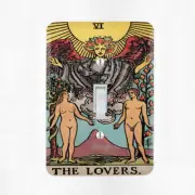 The Lovers Tarot Card Light Switch Cover Arcana Astrology Mysticism Divination