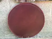 Metal Shaping Custom Made Leather Shot Bag - Large 14 inch Round