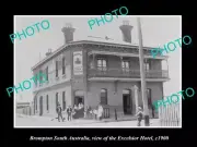 OLD 8x6 HISTORIC PHOTO OF BROMPTON SOUTH AUSTRALIA THE EXCELSIOR HOTEL c1900