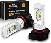 3800lm Xtreme Super Bright PSX24W LED Bulbs Fog Light High Illumination ETI 56-SMD LED PSX24W Bulb 12276 2504 PSX24W Fog Lights Lamp Replacement - 6000K Xenon White
