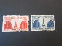 在飛比找Yahoo!奇摩拍賣優惠-【雲品5】法國France 1951 Sc 671-2 se