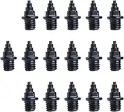 [Oshhni] 16 Pieces Track and Field Running Spikes Track Spikes Steel Professional Replacement Spikes for Track Shoes for Short Running