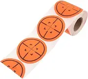 1 Roll Creative Target Sticker Pack Adhesive Bullseye Markers for Sports Training Durable Decals for Use Range Gear for Skill Improvement