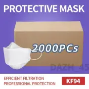 [2000 PCs] White KF94 Disposable Face Mask 4 Layer Wholesale or Bulk buy Order