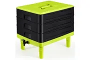 60L Large Worm Farm 3 Trays Worm Composter Bins Composting System Worm Tea