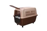 YES4PETS XL Plastic Kennels Pet Carrier Dog Cat Cage Crate With Handle and