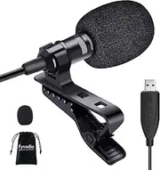 Fyvadio USB Microphone, 2M Condenser Recording Microphone for Laptop MAC or Windows Cardioid Studio Recording Vocals, Voice Overs,Streaming Broadcast and YouTube