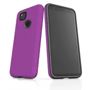 For Google Pixel 4a Case Armour Protective Cover Purple