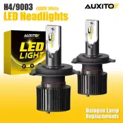 AUXITO H4 9003 HB2 LED Bulbs Hi/Lo Head Lights Adjustable Beam 6000K Xenon White (for: Smart)