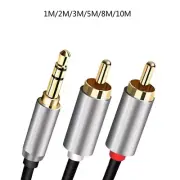 Connection Cord 3.5mm Male to 2RCA Male Cable for Tablets and MP3 Players