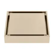 2 in1 Brushed Gold Tile Insert Floor Waste