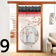 Retro Chinese Frosted Window Film Glass Sticker Office Living Room Home Decor