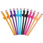 10x Multicoloured Plastic Willy Straws Hen Night Party Tableware Penis Straw
