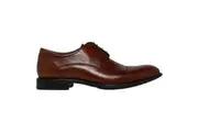 Mens Julius Marlow Expand Tan Leather Lace Up Work Dress Shoes