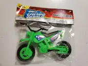 Turbo Wheels Plastic Dirt Bike Toy 7" X 5"