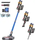 Cordless Vacuum Cleaner, 550W/45Kpa Vacuum Cleaner for Home, up to 65Mins Runtim