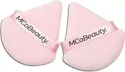 [MCoBeauty] Cosmetic Puff Duo - Blending, Makeup blending, Foundation application, Concealer application - Pink Polyurethane Sponge