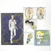 Attack on Titan Erwin Smith Acrylic Pick Postcard Set Anime Goods Keychain