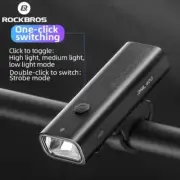 Bicycle Light Type-C Charging 2000mAh MTB Front Headlight Aluminum Ultralight