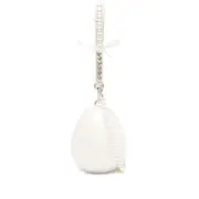 [Simone Rocha] Simone Rocha Pearl-embellished Chain-detail Egg Bag ONE SIZE WHITE