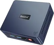 Beelink Business Mini Pc N5095 (4C/4T up to 2.9GHz), 8G RAM 128G SSD, Gigabit Ethernet, USB 3.0, 4K Dual HDMI Wi-Fi5 BT4.0, Auto Power on Wake on LAN, Reliable Office Mini Computer
