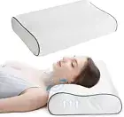 1 Pack Cervical Memory Foam Pillow for Neck Pain Relief – Ergonomic Contour Pill
