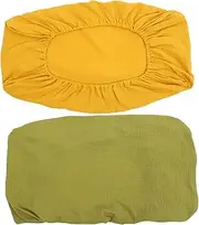 MOTHNUR 2 Pack Baby Change Topper Nappy Change Table Cover Washable Removable Elastic Changing Pad Sheet