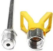 100cm Airless Paint Sprayer Gun Tip Extension Rod with Blue/Yellow Tip Guard for Wagner Titan