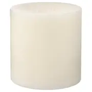 GRÄNSSKOG unscented block candle, 3 wicks, white