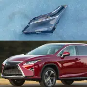 1PCS For Lexus RX350/350L/450/450L 2016-19 Left side Headlight Lens Cover+Glue (for: Lexus)