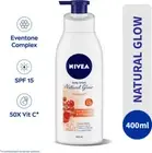 NIVEA Body Lotion For Natural Glow, Cell Repair, SPF 15 & 50x Vitamin C (400 ml