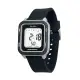 【JAGA 捷卡】M1232-A 黑白配色 日期鬧鈴顯示多功能手錶