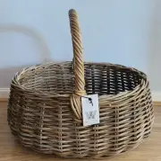 Tilbrook Kubu Cane Wicker Carry Basket