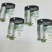 Chapstick Total Hydration Lot of 4 Chill Hemp Seed Oil Infused Lip Care Balm New