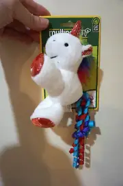 NWT MULTIPET UNICORN WITH CATNIP 3" CAT TOY WHITE