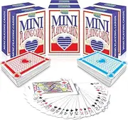 Gamie 2.5? Mini Playing Cards (Pack of 6 Decks) | Miniature Card Set | Small Casino Game Cards for Kids, Men, Women | Novelty Gift/Magic Party Favor for Boys and Girls/Decoration Idea