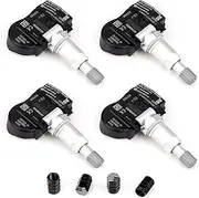 [tuhaowa] TPMS Tire Pressure Monitoring System Replacement Sensor OE 36106856209 433MHz Preprogrammed Tire Pressure Sensor Compatible with Mini Cooper,Set of 4